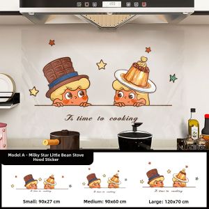 RUIDEDAN | Waterproof Oil-Resistant Heat-Resistant Adhesive Kitchen Wall Stickers