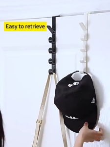 Clothes Hanger Coat Hook Door Hook Clothes Hanger Punch Free Door Back Storage Hook