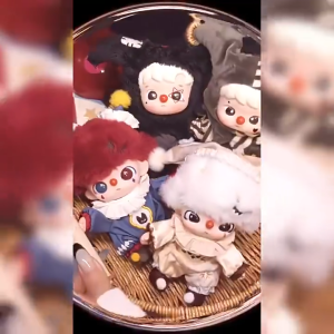 【100% Authentic】WHY SO SERIOUS Series Confirmed Box 16cm Vinyl Plush Pendant Labubu Bubblegum Juggling Clown