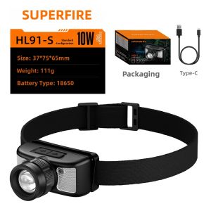SUPERFIRE | Sensor Bright Fishing Headlamp Long-lasting