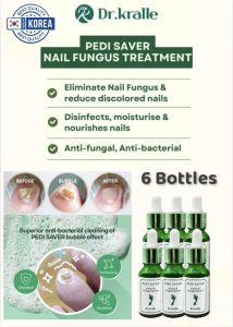 6 PACK + GIFT - 🇰🇷 DR.KRALLE PEDI SAVER NAIL FUNGUS TREATMENT ~ Treat Infected NailsAnti-Fungal Anti-Bacterial. Expiry 05/2028