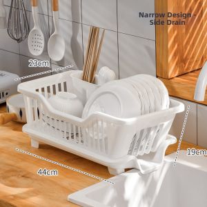 Multi-functional Drain Basket Dish Drainer Double-layer