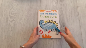 Usborne Little First Colouring Book (3 Titles) - Animals/Under The Sea/Dinosaurs