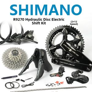 SHIMANO | 2x12 Speed Radio-Shifting Road Bike Kit Hydraulic Disc Brakes