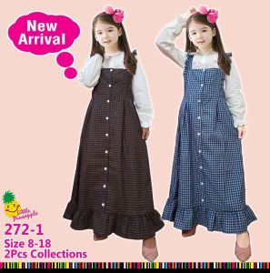 LP 272-1 GAMIS ANAK PEREMPUAN LITTLE PINEAPPLE JUMPSUIT PLUS INNER/GAMIS ANAK CEWEK