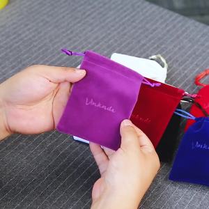 5Pcs Minimalist Velvet Storage Pouches Lightweight Drawstring Bags for Small Jewelry like Charms and Thin Bangles Easy to Carry