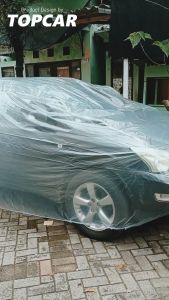 TOPCAR Cover Mobil Captiva Transparan Waterproof