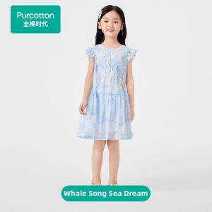 Purcotton | Cotton Voile Sleeveless Princess Dress