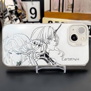 Colorful Silver YunoFlo Phone Case Cartoon Anime Style UV Spray Coating Silicone Protective Shell for  16 Huawei M70 Xiaomi 15 Redmi K80 Vivo IQOO 13 OnePlus Ace 5
