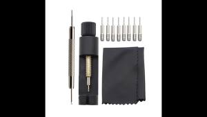 Bộ Dụng Cụ Chỉnh Sửa Dây Đồng Hồ 11 Món Với Dụng Cụ Tháo Chốt Mở Mắt Dây Dùng Để Sửa Chữa Đồng Hồ - Dụng Cụ Tháo Chốt Dây Đồng Hồ Dụng Cụ Chỉnh Dây Đồng Hồ