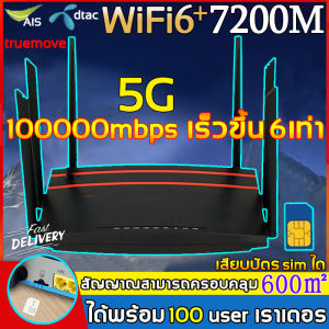 อินเทอร์เน็ตเร็วกว่าจรวด เราเตอร์ใส่ซิม 5G พร้อมกัน 100 users Wireless Router รองรับ ทุกเครือข่าย 5000Mbps ใช้ได้กับซิมทุกเครือข่าย เสียบใช้เลย ไม่ติดตั้ง ใส่ซิมใช้ได้ทันที( เราเตอร์ wifiใสซิม ราวเตอร์ใส่ซิม เล้าเตอรใส่ซิม เลาเตอร์wifiใสซิม)
