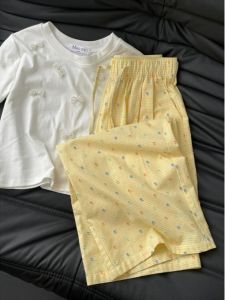 Dopamine Spotted Wide Leg Casual Pants Womens Summer 2024 New Elastic High Waist Draped Straight Loose Fit Trousers