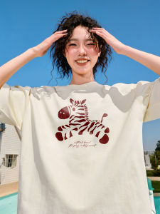 Chinese New Year Horse Graphic Short Sleeve T-Shirts