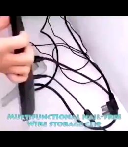 20pcs Cable Organizer Clips: Wall Desk Cable Holder & Cord Fixation Clips