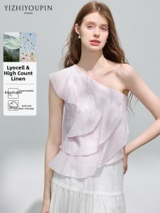 Asymmetrical Slimming Off-shoulder Blouse