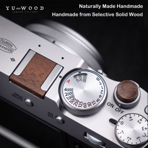 Wood Camera Hot Shoe Cover Shutter Release Button Cap Kit For FujiFilm XM5 XT50 X100VI XE4 X-PRO3 Fuji Camera