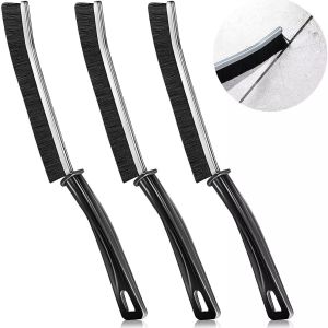 Stainless Steel Gap Brush Toilet Window Door Cleaning Tool Household Floor Care Equipment Plastic Handle Household Cleaning Tools
