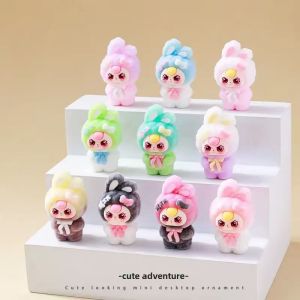 Hot Genuine Mini Figures Desktop Ornament Cute Plush Blind Box Kawaii Home Car Decor Collectibles Trend Toy Model Gift for Girl