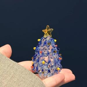 Handmade Christmas Tree Ornament Transparent Atmosphere Sense Crafts Entrance Decorative Items Creative Desktop Gifts for Women