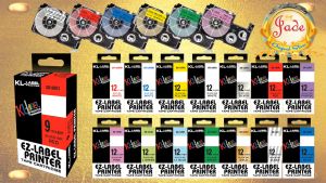 EZ Label Tape Casio / Cartridge Label Printer Casio KL series 9mm 12mm XR-9X XR-9WE XR-9RD XR-9BU XR-9YW XR-9GN XR-9ABK XR-9