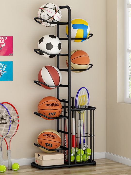 Iron Ball Rack Series อุปกรณ์กีฬาและฟิตเนสในบ้านชั้นวางของบาสเก็ตบอล ...