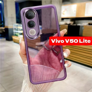 Vivo V50 Lite V50Lite V 50Lite 5G Case Soft Vivo V50 V 50 Pro 5G Case with Camera Protector Clear Shockproof Casing