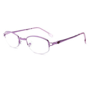Progressive Multifocal Half-Rim Foldable Anti-Blue Light Glasses for Women