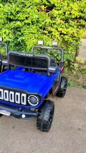 D Kids รถแบตเตอรี่เด็กนั่ง รถแบตเตอรี่เด็ก รถเด็กนั่ง ทรงจีฟมินิ ขนาด 5 มอเตอร์ No.034 รุ่นใหม่หน้าจีฟ