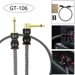 IRIN | IRIN Electric Guitar Cable Braided Connection Wire S L 50cm 6.35mm For Speaker Amplifier Electric Guitar Bass Parts