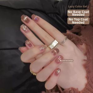 ANNIES | 5-in-1 Easy-to-Use Gel Nail Polish Glass Cat Eye Effect No Base or Top Coat Needed