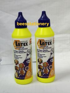 Chunbe LT-1121 Latex PVA White Glue 120ml - Adhesive Latex General Purpose - For Paper Fabric Craft Art Wood & More - 4oz - Made in Mexico