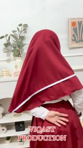 𝐕𝐈𝐐𝐀𝐒𝐓 - Hijab Sekolah Paket Usaha Isi 4 pcs ( Kumplit Warna ) Size 6 - 10 Tahun Kerudung Anak Sekoah Sd
