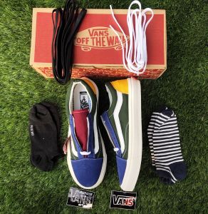 SEPATU VANSSE OLDSKUL RAINBOW 1 OG WAFLE DT BNIB MADE IN CHINA SEPATU PRIA SEPATU WANITA SEPATU CASUAL SEPATU IMPORT SEPATU SEKOLAH