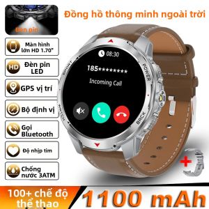 Đồng Hồ Thông Minh T-Rex 3 Dành Cho Nam Pin 1100mAh Đèn LED La Bàn Gọi Bluetooth Theo Dõi Thể Dục Đo Nhịp Tim Chống Nước