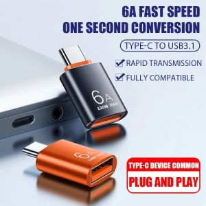 Đầu chuyển OTg Type C sang USB 3.0 vỏ nhôm truyền dữ liệu tốc độ cao