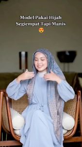 Hijab Motif Tanpa Label Hijab Instan Terbaru 2024 Segi Empat
