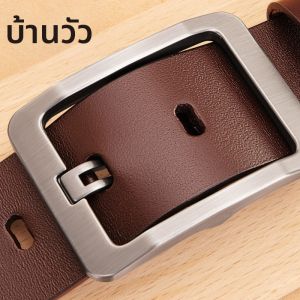 NIUDANGJIA | Genuine Leather Mens Belt Wide Pin Buckle for Jeans