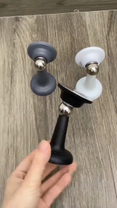 Magnetic Door Stopper Penahan Pintu Wall Mount Magnet Door Hold Punch-free Stainless Steel Door Stoppe 静音阻门器