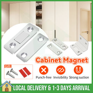 2PCS/Set Magnetic Door Catch Latch Door 90° Degree L Shaped Hidden Doors Closer Latch Kitchen Wardrobe Cabinet Super Strong Magnet Closures