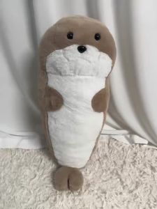 Kawaii Seal Plush Toy Soft Pillow Lifelike Simulation Stuffed Sea Otter Animal Toy For Kids Friends Birthday Christmas Gifts