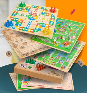 Childrens Flying Chess Checkers Desktop Interactive Elementary School Competition Games Multi-Functional Chess Adult Chess Educational Toys