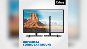 Universal Soundbar Bracket Mounting for TVs on stands or wall mounted Under / Over TV for Home Theater Sony LG Vizio