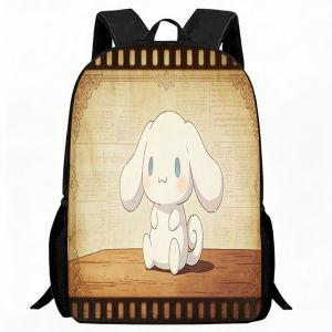 Sanrio | Kids Bag Vintage Cinnamoroll Film Strip Print Backpack Adjustable Breathable School Bag Lightweight Casual Daypack with Antique