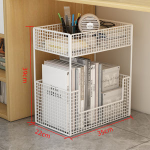 Book Storage and Reading Support Mobile Shelf Multi-Layer