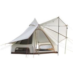 Kingcamp | Waterproof Windproof Thickened Pyramid Shaped Camping Tent Dual Entry