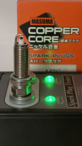 Masuma Copper Core Spark Plug Q6C for Perodua Axia 1.0 Bezza 1.0 Proton ertiga 1.4 Hyundai elantra 1.6/1.8 Kia forte 1.6 picanto rio. Developed in Tokyo Japan.