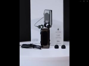 2022 K55 Talk Time 20 Hours Bluetooth Headset BT5.2 Call Remind Vibration Sport Clip Driver Auriculares Earphone PK F920 Chinese English tone switching Earphone power display Talk & Music time 20 hours HILEVEL