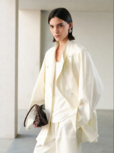 Cropped Loose Drawstring Collar Outfit