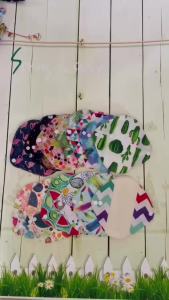 LECY ECO LIFE Reusable Menstrual Cloth Sanitary Pads for Women Monthly Waterproof 17*17cm Bamboo Panty Liners Daily Pads 1pc