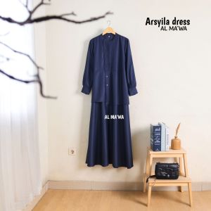 gamis kerja guru pemda pdh asn two piece